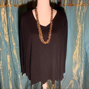 Lane Bryant || Black Long Sleeved Tee